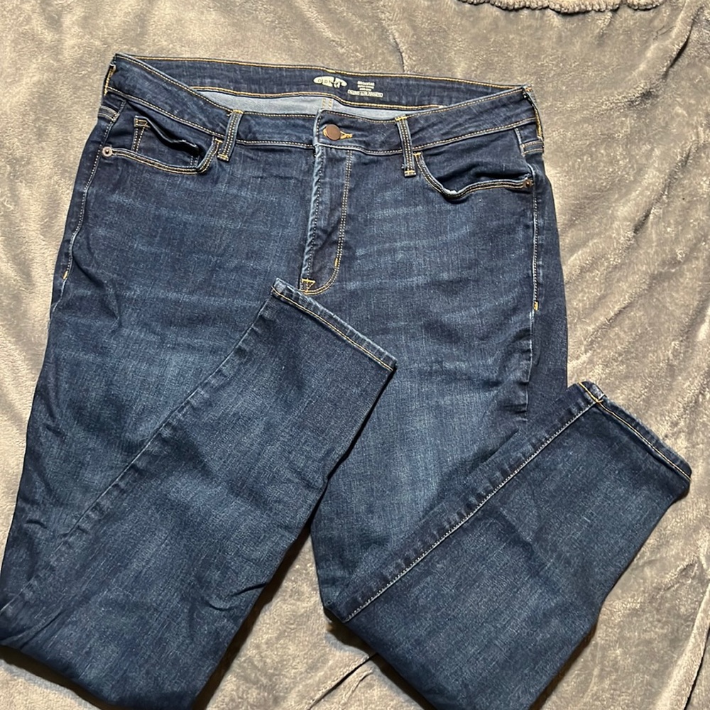Super skinny rockstar high rise stretch jeans 16